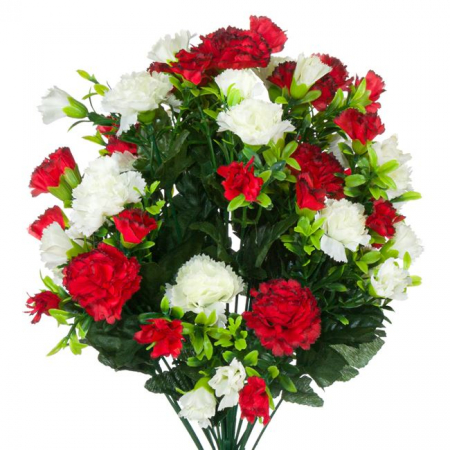 Buchet decorativ artificial cu flori colorate [1]