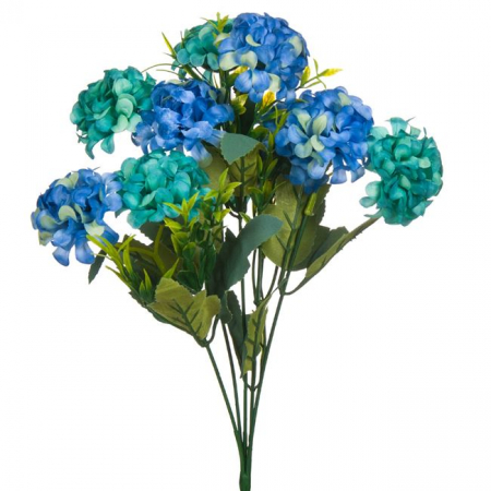 Decoratiuni - Buchet decorativ artificial cu flori hortensie