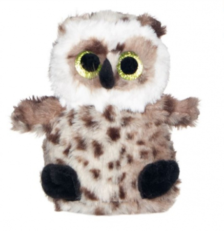 Jocuri si articole copii - Bufnita de plus cu ochi cu slipici