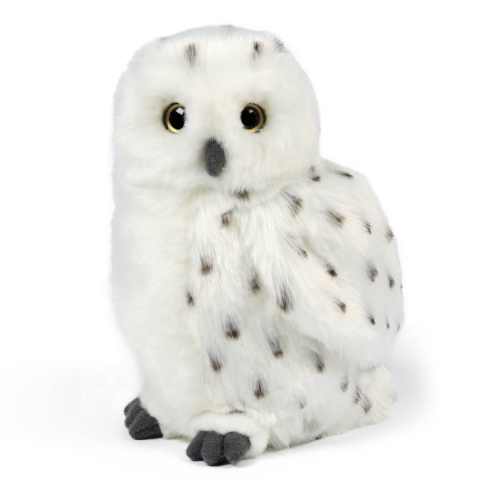 Jucarii - Bufniță de zăpadă de pluș 18 cm – Living Nature, +0 luni