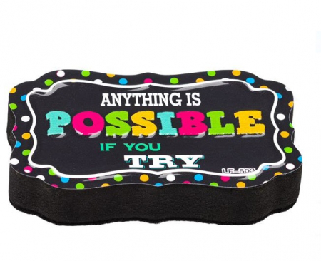 Suporturi articole birou - Burete pentru tabla magnetica cu mesaj motivational