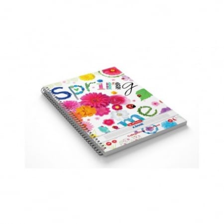 Caiet matematica cu spira si colturi drepte A5 [4]