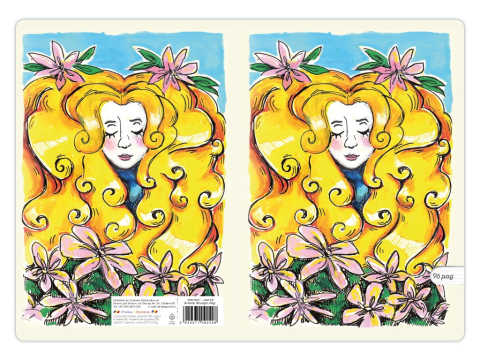 Caiet A5 dictando, ilustratie Fata florii,48 file, 80g [2]