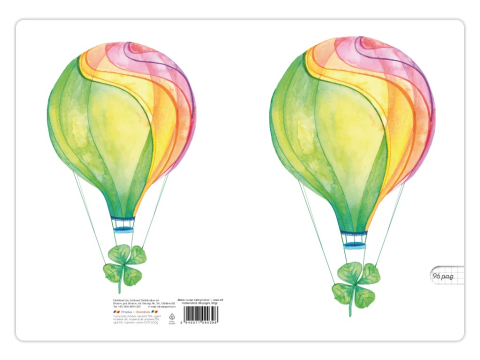 Caiet A5 matematica, ilustratie Balonul cu aer cald și noroc,48 file, 80g [2]