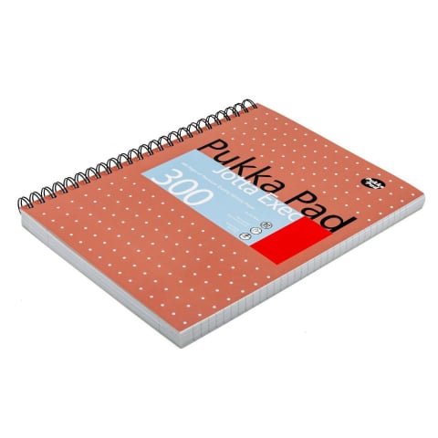 Papetarie & Birotica - Caiet cu Spirală Dublă Pukka Pad Exec A4+, 300 Pagini, Coperți Tari, Cupru