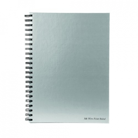 Papetarie & Birotica - Caiet cu Spirală și Microperforații Pukka Pad Wirebound A4, 160 Pagini Dictando, Copertă Întărită