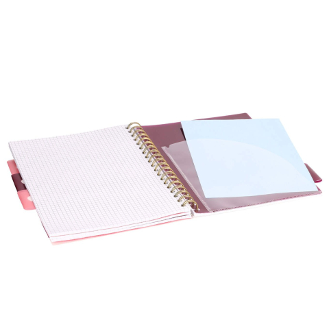 Caiet cu Spirală și Separatoare Strigo Pads Project Book Flori B5, Matematică, Verde [4]