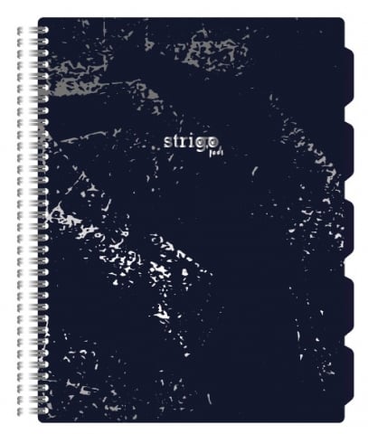 Caiete - Caiet cu Spirală și Separatoare Strigo Pads Project Book Marmorat A4, Matematică