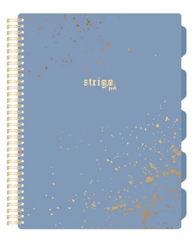 Caiete - Caiet cu Spirală și Separatoare Strigo Pads Project Book Marmorat A4, Matematică