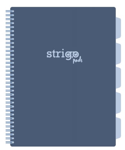 Caiete - Caiet cu Spirală și Separatoare Strigo Pads Project Book Pastel A4, Matematică