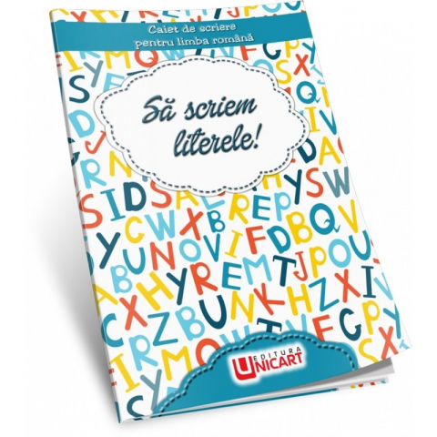 Papetarie & Birotica - Caiet de scriere A5 pentru limba romana -Sa scriem literele,96 pagini