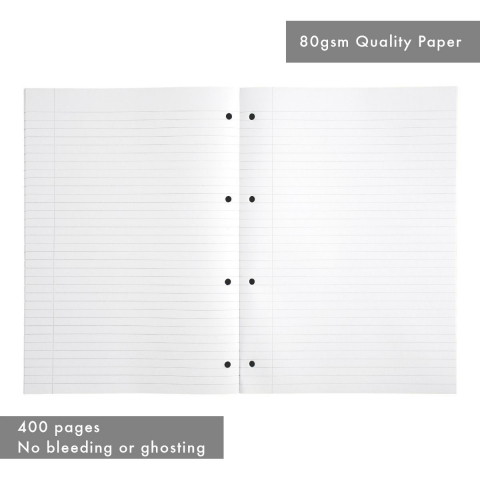 Caiet Pukka Pad Pastel A4, 400 File Dictando, Hârtie 80g, Coperți Cartonate [2]