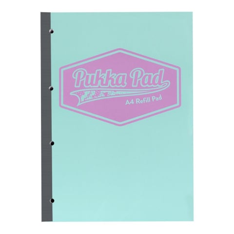 Papetarie & Birotica - Caiet Pukka Pad Pastel A4, 400 File Dictando, Hârtie 80g, Coperți Cartonate
