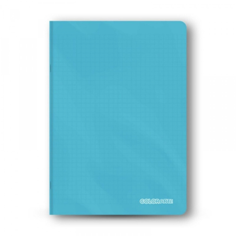 Caiet scolar A5, 48  file, dictando, colturi rotunjite, coperta plastic, culori pastelate, 70g/mp [3]