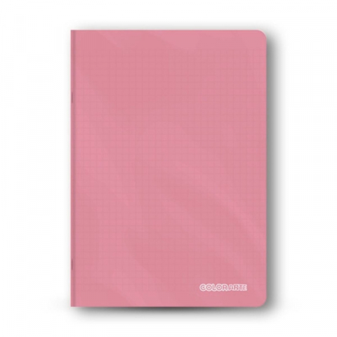 Caiete - Caiet scolar A5, 48  file, dictando, colturi rotunjite, coperta plastic, culori pastelate, 70g/mp