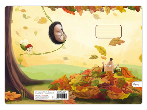 Caiet special tip 2 A5,ilustratie Autumn fun,24 file, 90g [2]