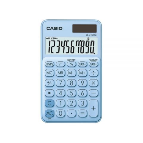 Papetarie & Birotica - Calculator portabil 10 digits Casio SL-310UC bleu
