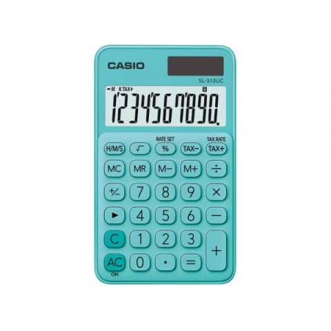 Papetarie & Birotica - Calculator portabil 10 digits Casio SL-310UC verde