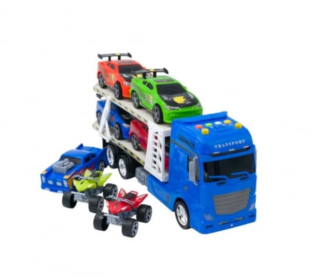 Camion care transportă 7 mașini cu sunet și lumini [1]