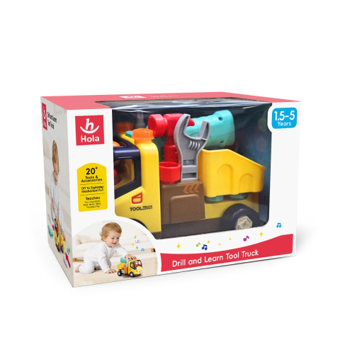 Jocuri si articole copii - CAMION CU UNELTE EDUCATIV