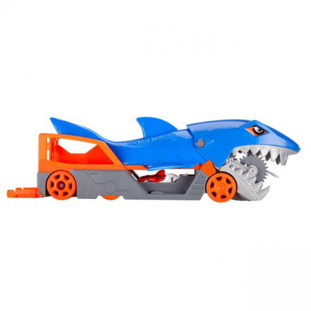 Masinute si vehicule cu telecomanda - Transporter Rechin Hot Wheels