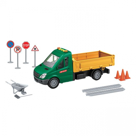 Masinute si vehicule cu telecomanda - Camioneta de intretinere a drumurilor cu sunet si lumini