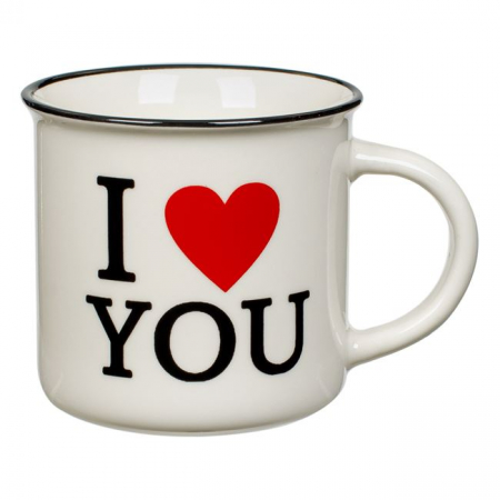 Cana cu mesaj I love you [0]