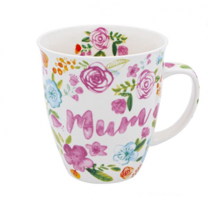 Articole Bucatarie - Cana Mum cu design floral