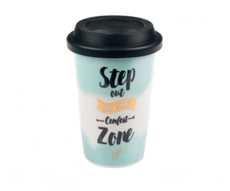 Articole Bucatarie - Cana TO GO cu capac pentru cafea
