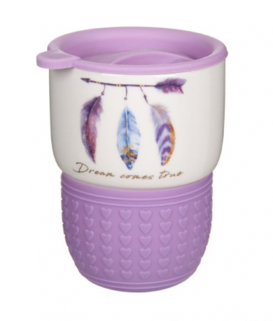 Articole Bucatarie - Cana TO GO cu capac pentru cafea