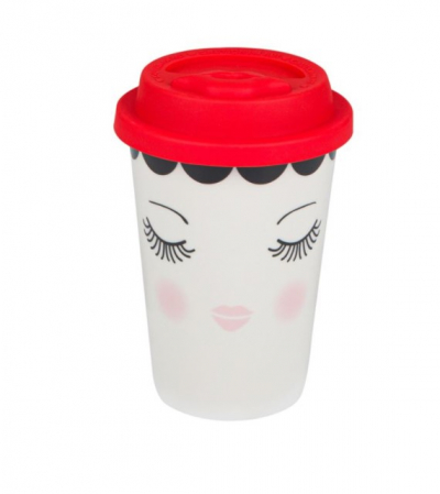 Articole Bucatarie - Cana TO GO cu capac pentru cafea