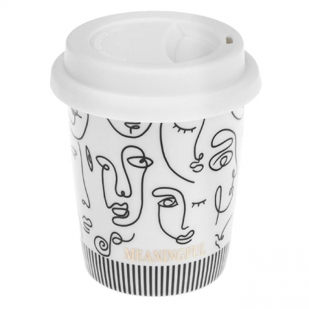 Articole Bucatarie - Cana TO GO cu capac pentru cafea