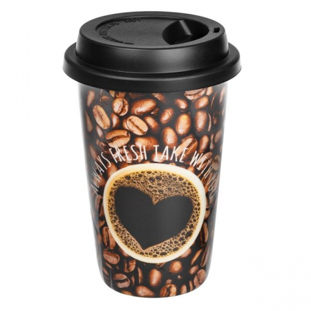 Articole Bucatarie - Cana TO GO cu capac pentru cafea