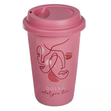 Articole Bucatarie - Cana TO GO cu capac pentru cafea