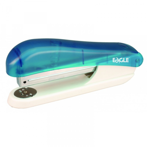 Capsatoare si decapsatoare - Capsator capse 24/6, 16 coli, 78mm, plastic, albastru