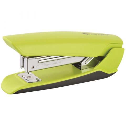 Capsatoare si decapsatoare - Capsator capse 24/6, 25 coli, 52mm, plastic, verde fistic, model Kangaro NOWA-35/S