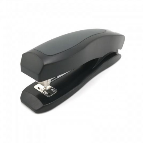 Capsatoare si decapsatoare - Capsator capse 24/6, 25 coli, 60mm, cu grip, plastic, negru,model STD S-9