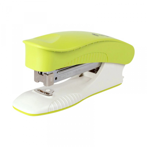 Capsatoare si decapsatoare - Capsator capse 24/6, 25 coli, 60mm, plastic,verde,model Kangaro Trendy45