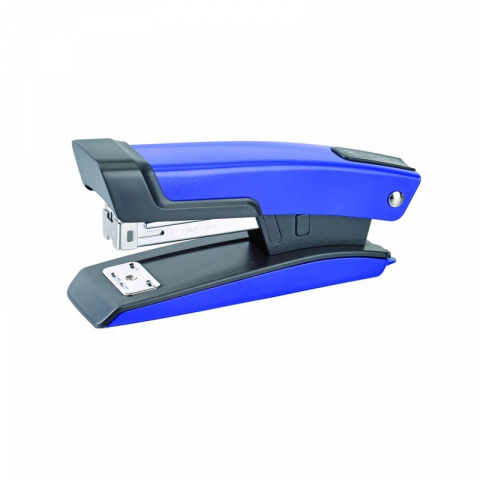 Capsatoare si decapsatoare - Capsator capse 24/6 - 26/6, 30 coli, 52mm, metalic, albastru, model Kangaro PRO-45