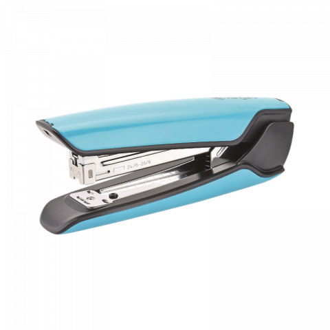 Capsatoare si decapsatoare - Capsator capse 24/6, 30 coli, 70mm, metalic, bleu,model  Kangaro NOWA-335S