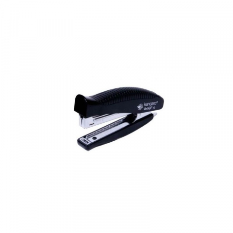 Capsatoare si decapsatoare - Capsator capse nr.10, 20 coli, 63mm, plastic, negru,model Kangaro VERTIKA-10