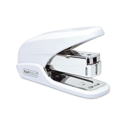 Capsatoare si decapsatoare - Capsator plastic Rapesco X5-Mini 20 coli alb