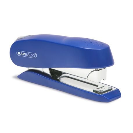 Capsatoare si decapsatoare - Capsator plastic Rapesco Luna 50 coli albastru