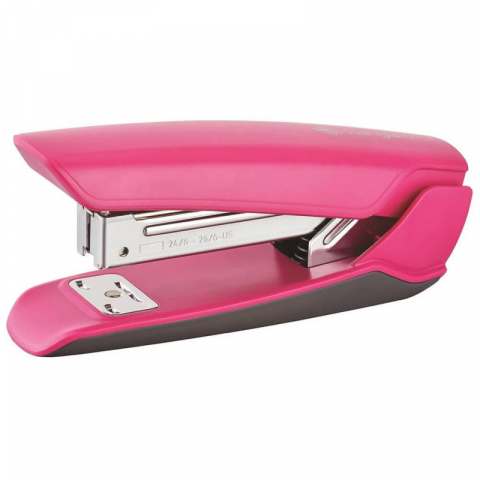 Capsatoare si decapsatoare - Capsator Kangaro NOWA-35, 24/6, 25 coli, 52mm, plastic, roz fucsia
