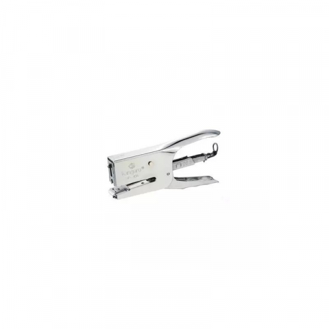 Capsatoare si decapsatoare - Capsator tip cleste capse 24/6 - 26/6, 24/8 - 26/8, 40 coli, 55mm, profesional, metalic, argintiu,model Kangaro HP-435