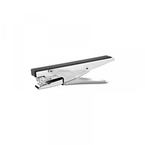 Capsatoare si decapsatoare - Capsator tip cleste Kangaro HP-45, 24/6, 30 coli, 45mm, plastic, argintiu cu baza negru