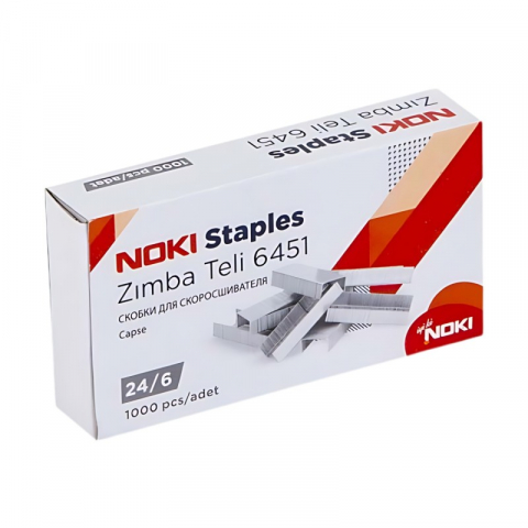 Capse Noki 6451, 24/6, 30 coli, alb/zincat, set 1000 buc [1]