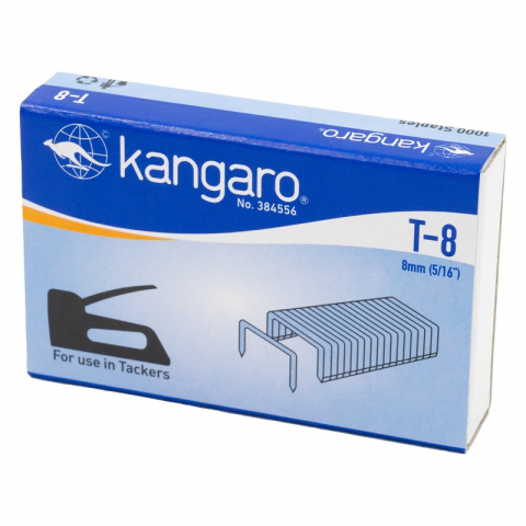 Capsatoare si decapsatoare - Capse Tacker Kangaro T-8, 24/8, 40 coli, pentru TACKER TP8, set 1000 buc
