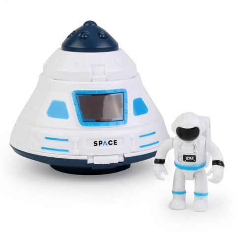 Jocuri si articole copii - Capsula de Salvare Spațială – Cabina de Pilotaj cu Astronaut