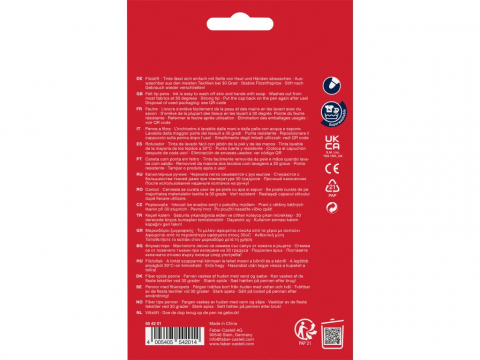 Carioca Faber-Castell 12 Culori Superlavabile [1]